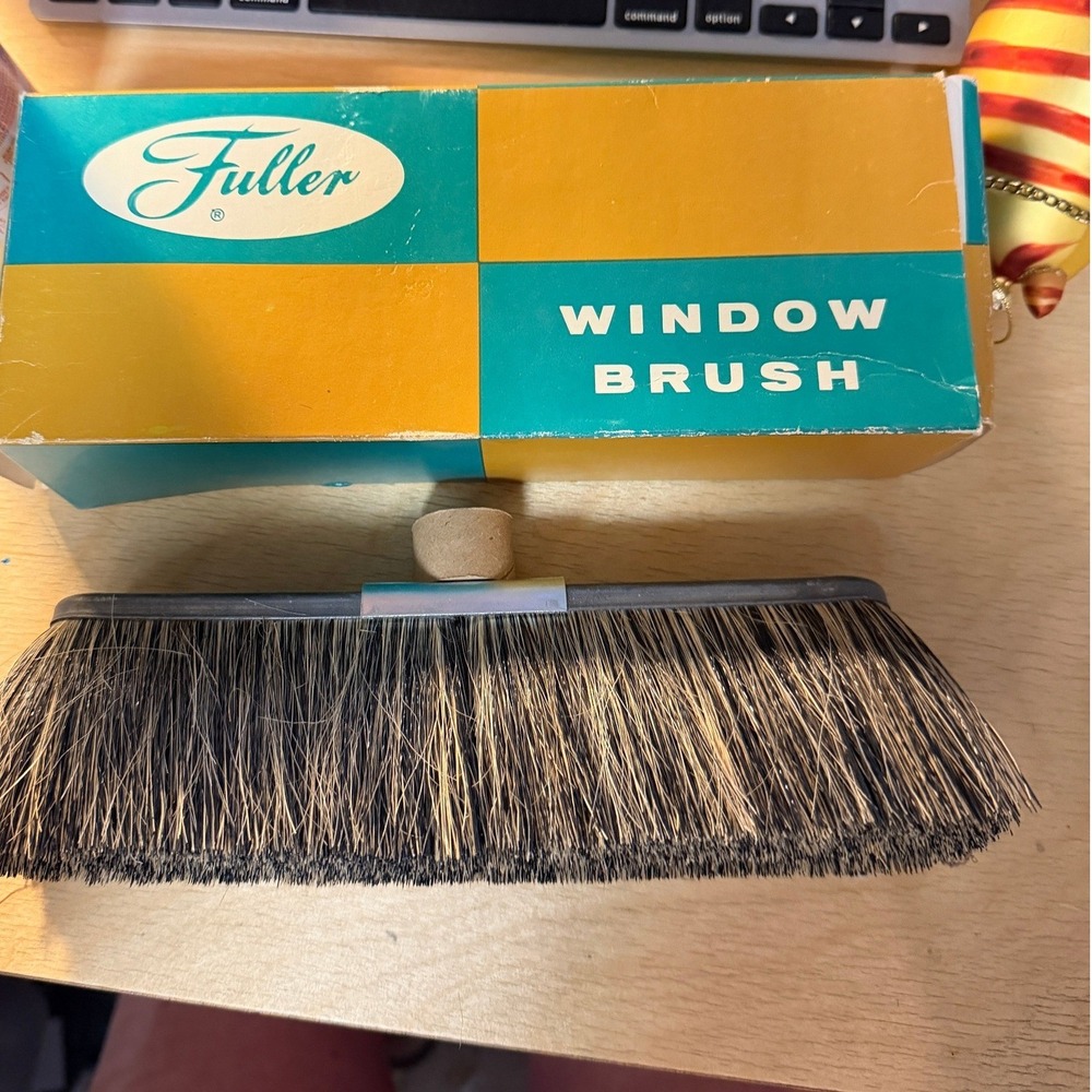 Vintage Fuller Brush Company Window Brush 326 Fullergript Made in USA with Box
